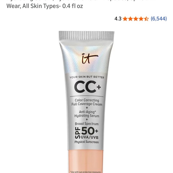 it cosmetics Other - IT Cosmetics CC+ Cream - Light